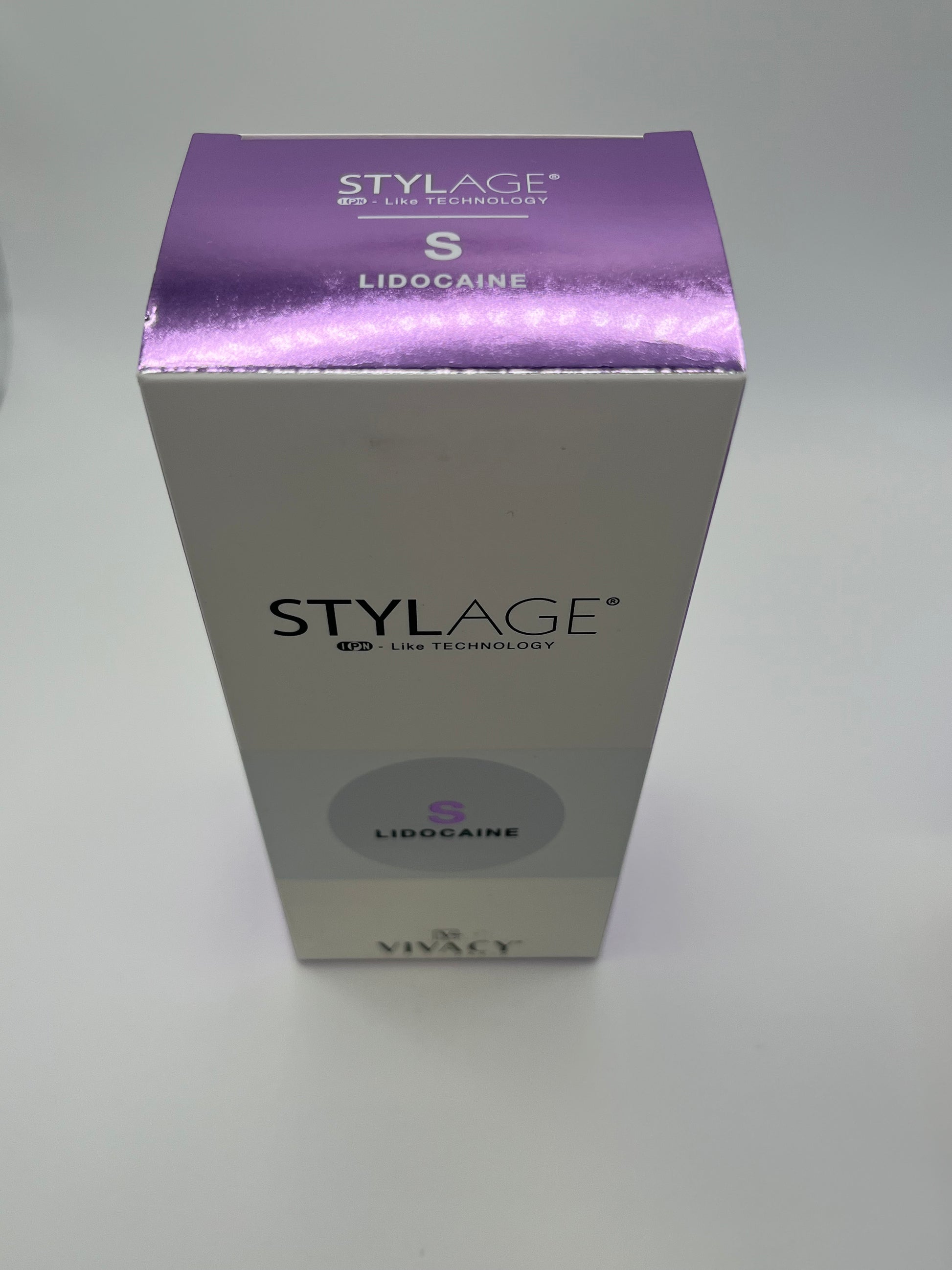 Stylage S hyaluronic acid filler packaging