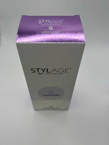 Stylage S hyaluronic acid filler packaging