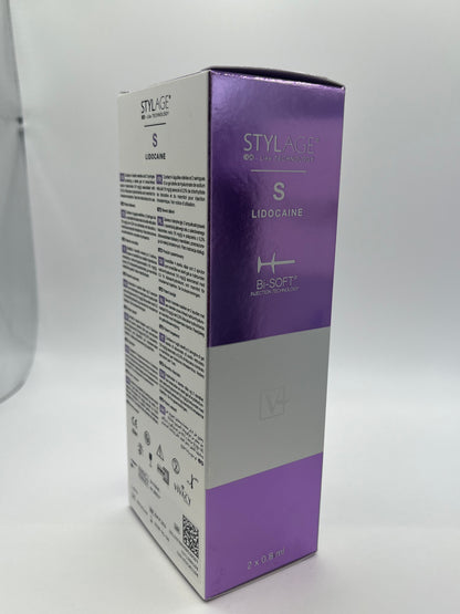 Stylage S dermal filler box back
