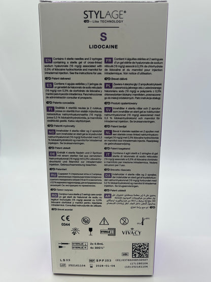 Stylage S filler box contents