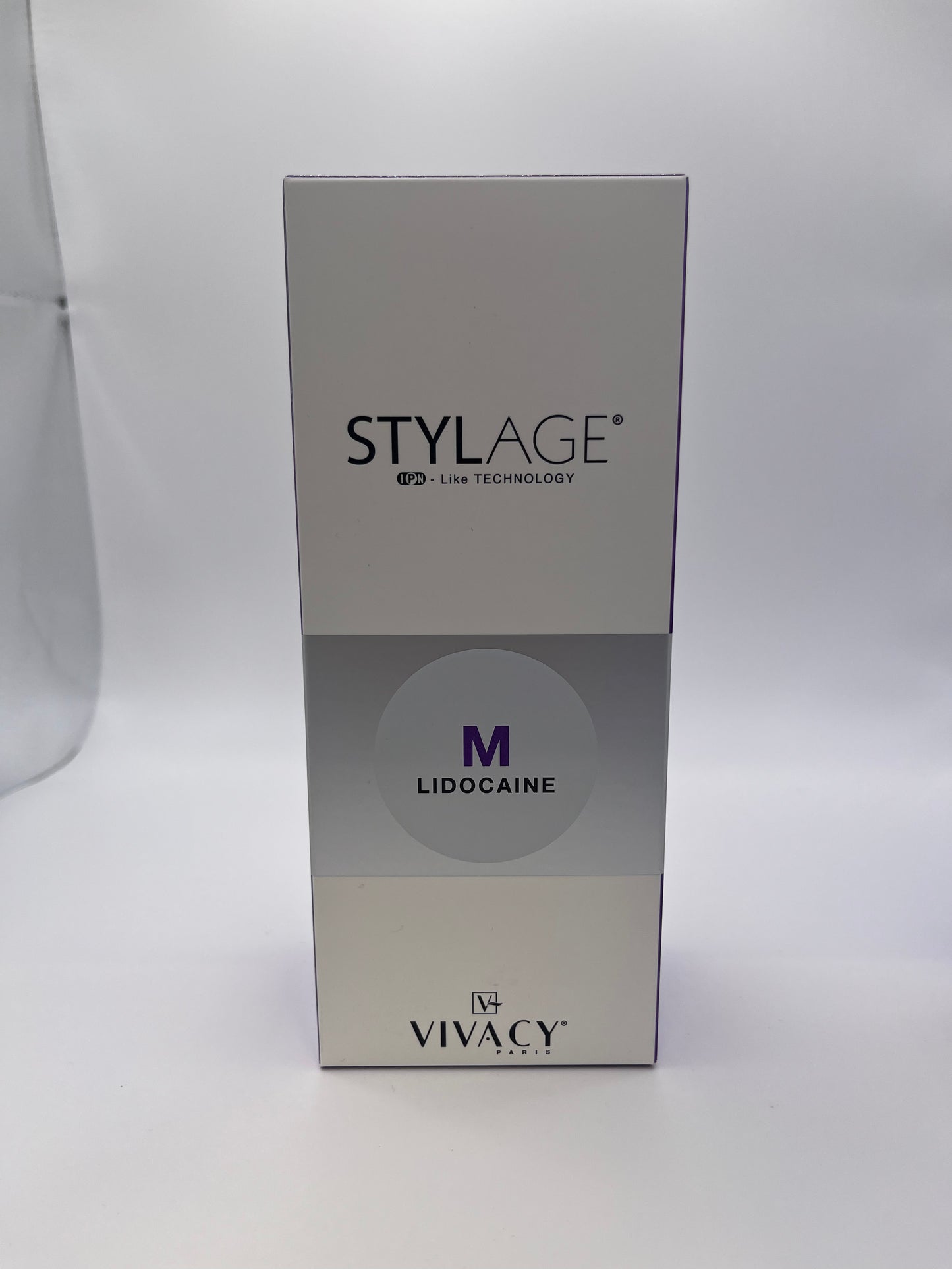 Stylage M hyaluronic acid filler packaging