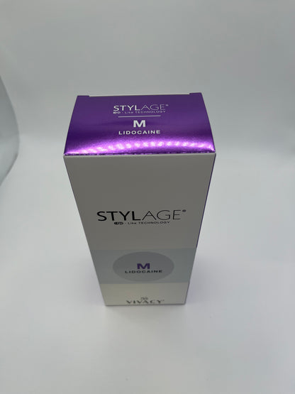 Stylage M dermal filler box back