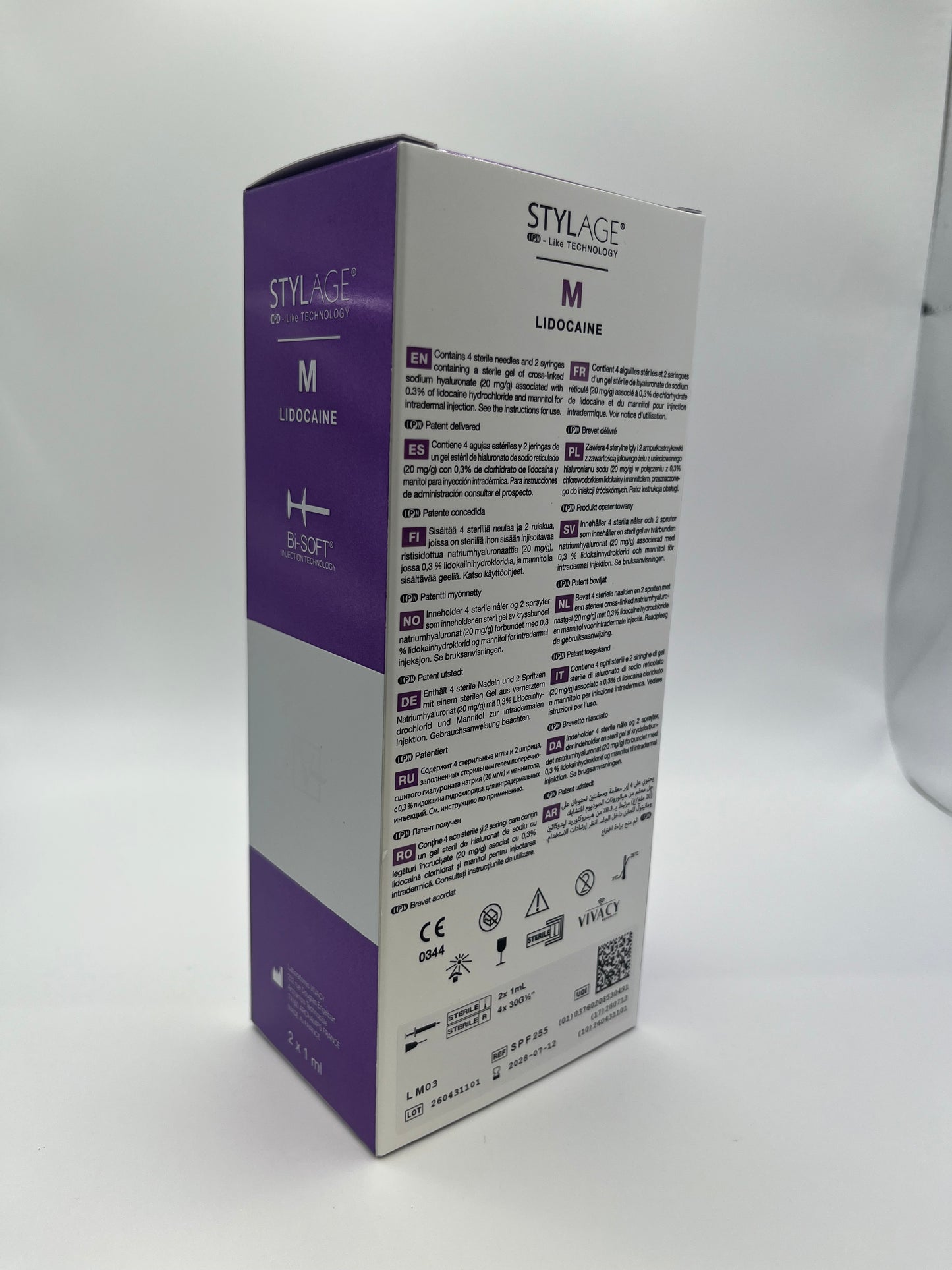 Stylage M VIVACY packaging UK