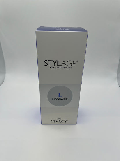 Stylage L hyaluronic acid filler packaging