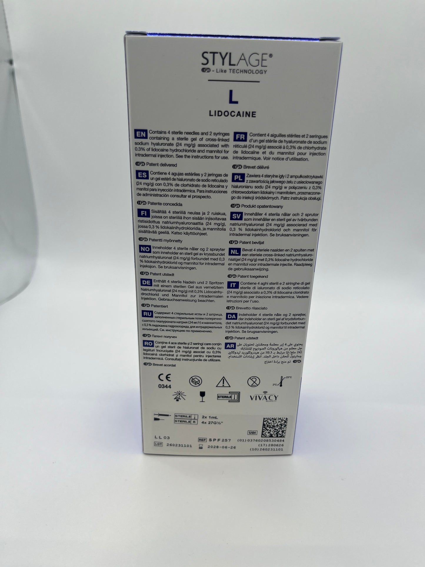 Stylage L VIVACY dermal filler details