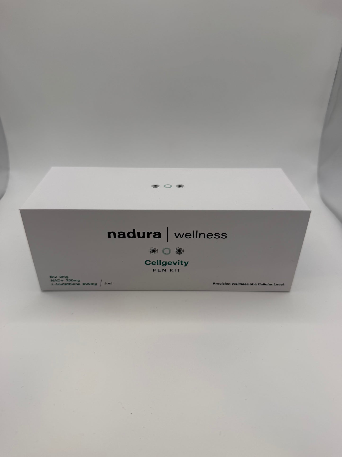 Nadura Wellness Cellgevity Pen Kit (750mg NAD+ + 600mg L-Glutathione + 2mg B12)