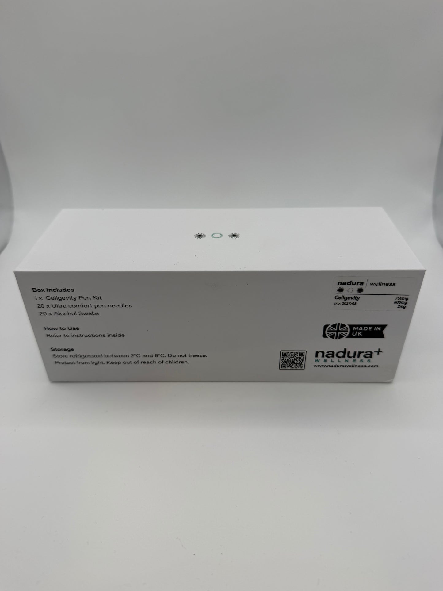 Nadura Wellness Cellgevity Pen Kit (750mg NAD+ + 600mg L-Glutathione + 2mg B12)