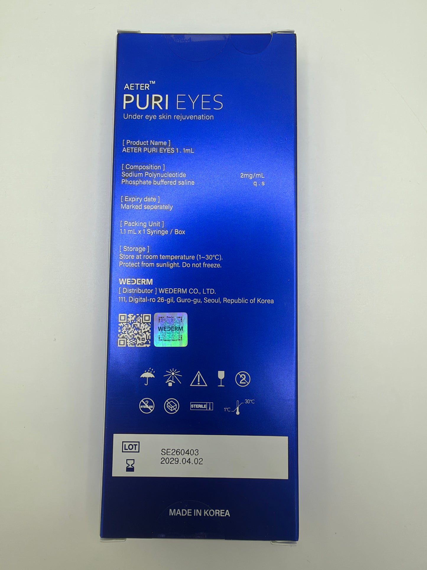 PURI EYES PN Under-Eye Skin Booster (1 x 1.1ml)