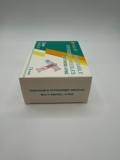 Pink 4-Pin Multi Needle 34G (Mesotherapy Micro Needle)
