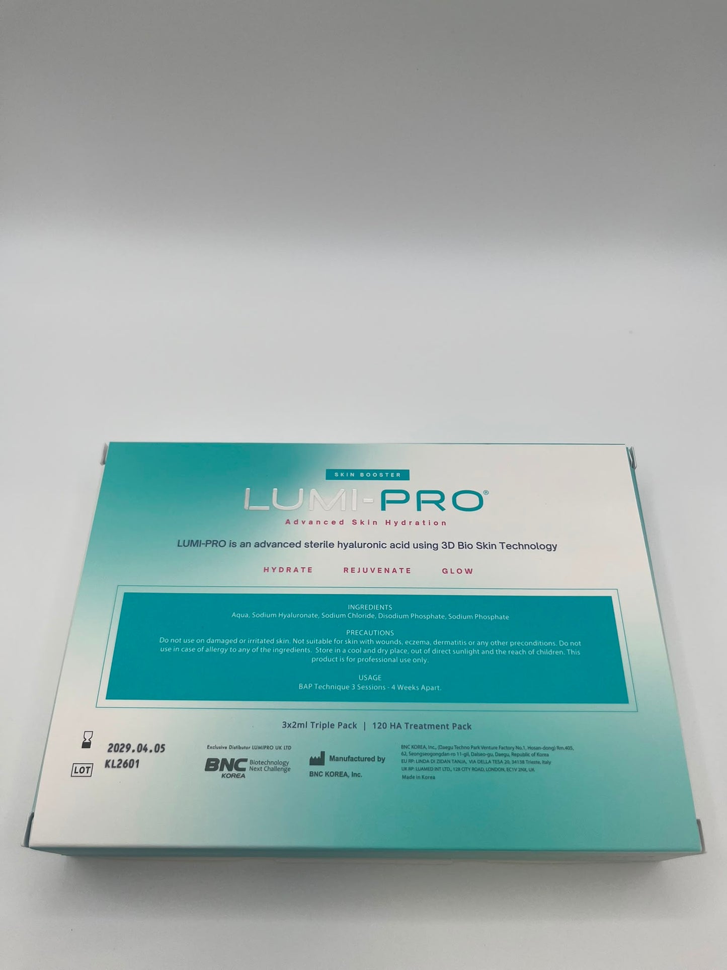LUMI-PRO Skin Booster (3 x 2ml) UK | Triple Pack