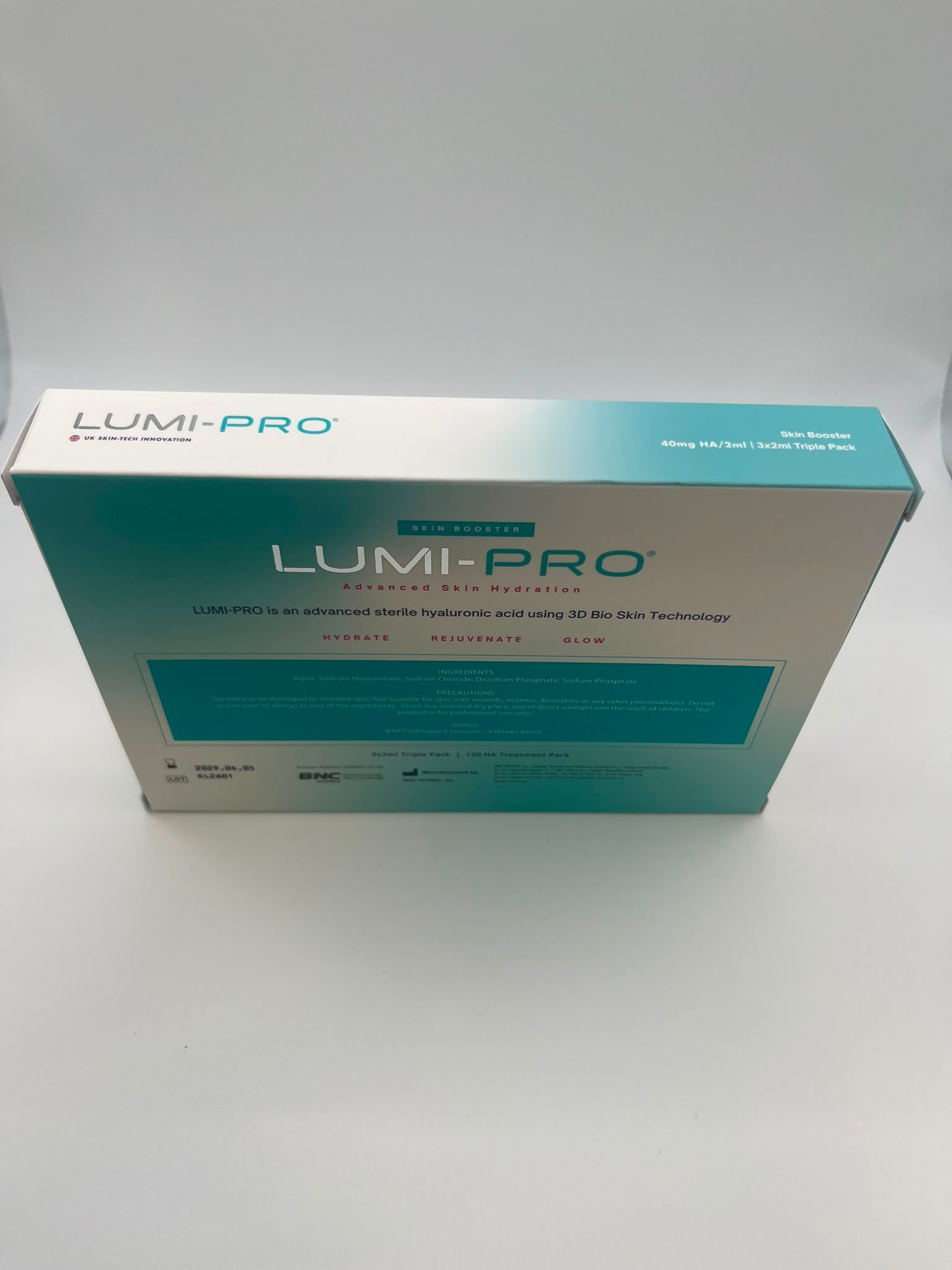 LUMI-PRO skin booster contents