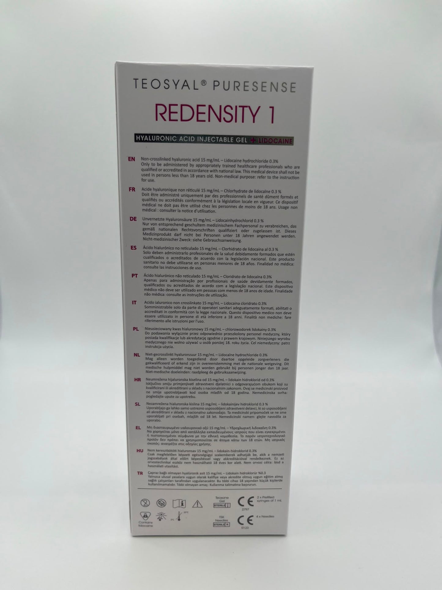 Teosyal Puresense Redensity 1 (2 x 1ml)