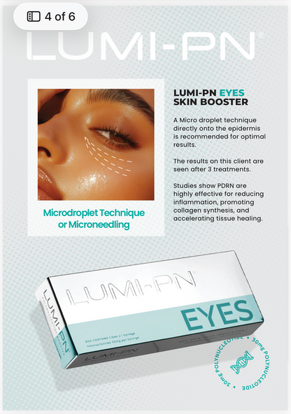 LUMI-PN EYES | 1×1.5ml per pack | Polynucleotide (PDRN) 30mg