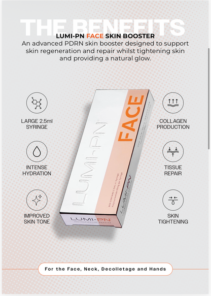 LUMI-PN FACE | 1×2.5ml per pack | Polynucleotide (PDRN) 50mg