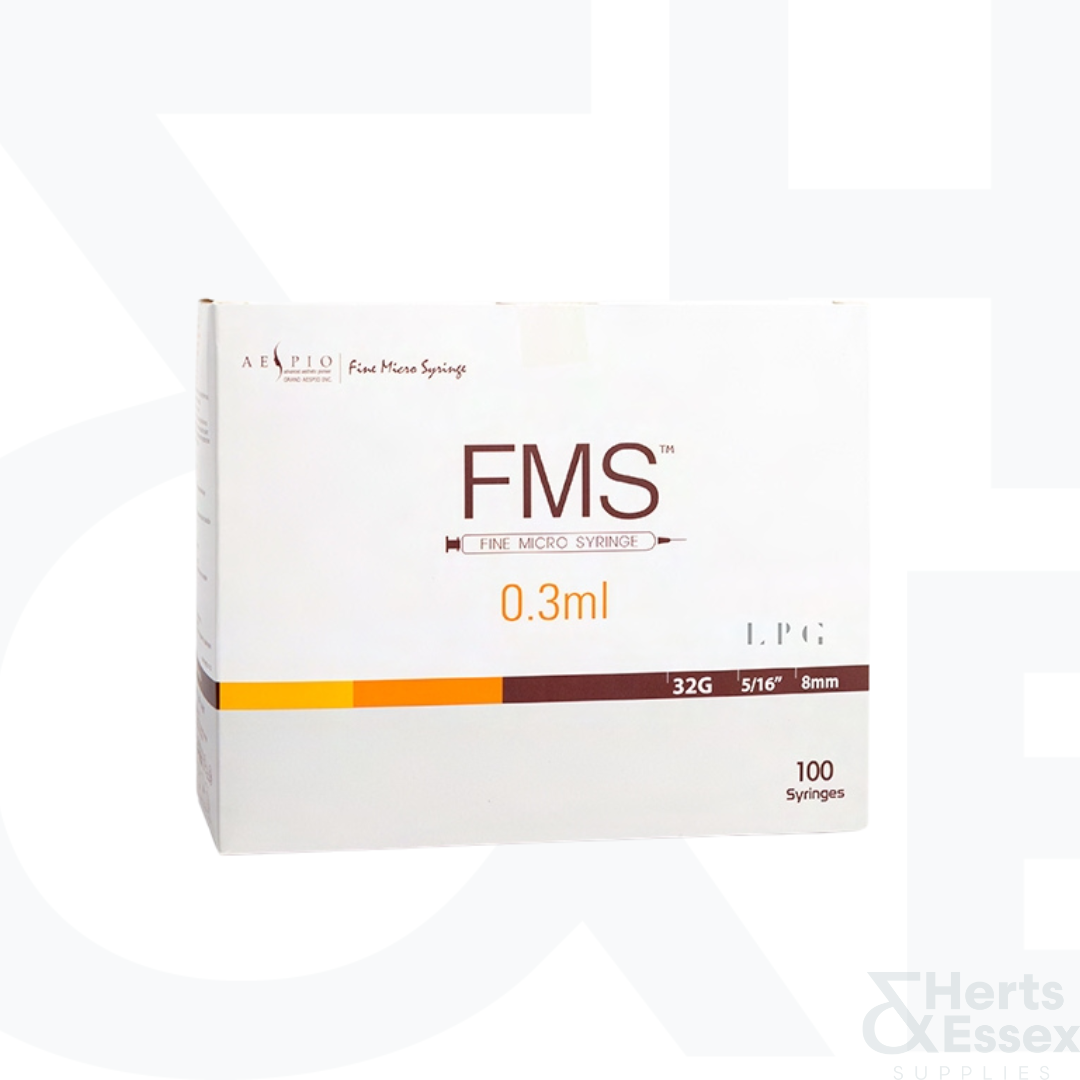FMS Fine Micro Syringe 0.3ml Pack x100